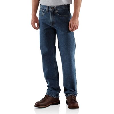 Carhartt Men's Traditional Fit Mid-Rise Work Jeans, Blue at Tractor ...