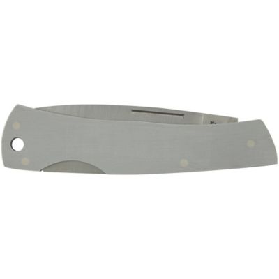 Image showing  2.25 in. Brushed Stainless-Steel Executive Lockback Knife