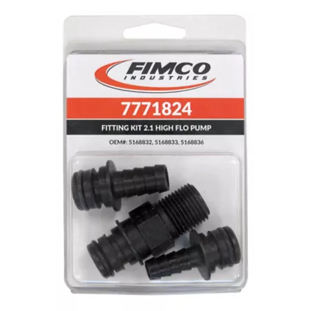 Fimco 1/2 in Port Fittings for 2.1 and 2.4 GPM High Flo Pumps 3 Pack Ag Sprayer Fittings