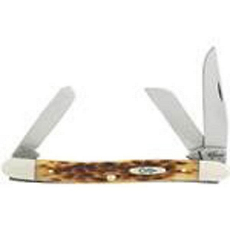 Case Cutlery 2.56 in. Bone CS Medium Stockman Pocket Knife, Amber, 79