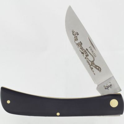Case Cutlery 3.7 in. Synthetic Sod Buster Knife, Black, 92