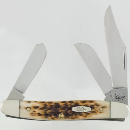 Case Cutlery 2.92" Bone Stockman Knife Amber Knives