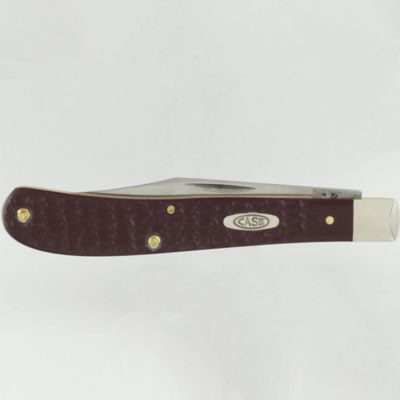 Image showing  3.25 in. Jigged Synthetic Slimline Trapper Knife, Brown