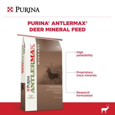 Image showing  AntlerMax Premium Deer Mineral Feed, 25 lb. Bag