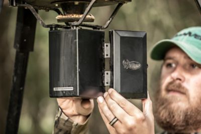 Image showing  225 lb./30 gal. Quick-Set Tripod Deer Game Feeder, 12 pc. Kit