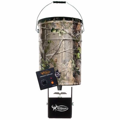 Wildgame Innovations 50 lb./6.5 gal. Quick-Set Deer Game Feeder, Realtree Xtra Camo