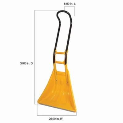 Image showing  26 in. SnoBoss Poly Combo Snow Shovel