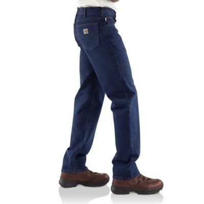 Image showing 2 th Carhartt Men's Flame Resistant Relaxed Fit 5-Pocket Jean