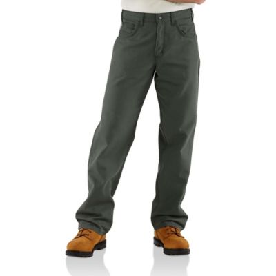 Carhartt Men's Flame-Resistant Classic Fit Mid-Rise Canvas Work Jeans