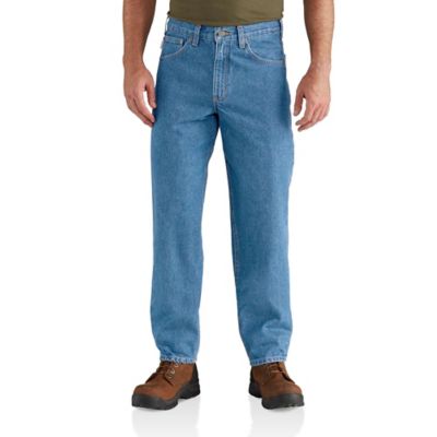 Carhartt Men's Relaxed Fit Mid-Rise Tapered Leg Jeans