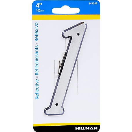 Hillman Nail-On House Number 1 Reflective (4in.)
