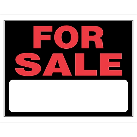 Hillman For Sale Sign, 15 in. x 19 in., Black/Red at Tractor Supply Co.