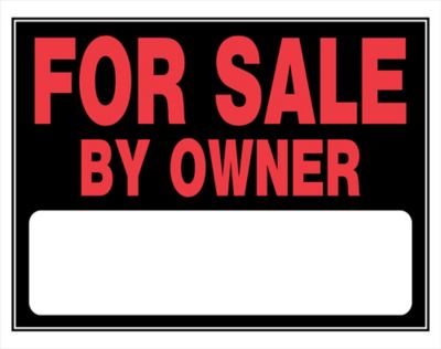 Hillman For Sale by Owner Sign, 15 in. x 19 in.