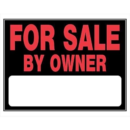 Hillman For Sale by Owner Sign, 15 in. x 19 in.