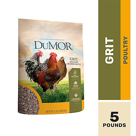 DuMOR Grit Insoluble Crushed Granite Chicken Feed Supplement, 5 lb.