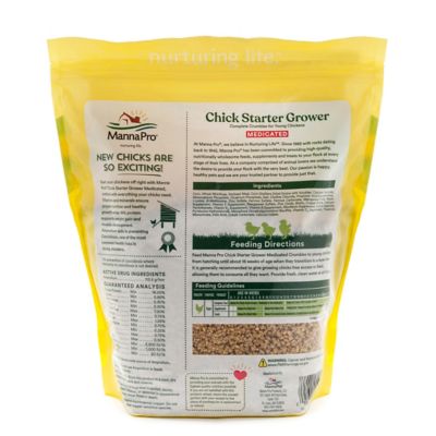 Image showing  Chick Starter Medicated Crumbled Chicken Feed, 5 lb. Bag