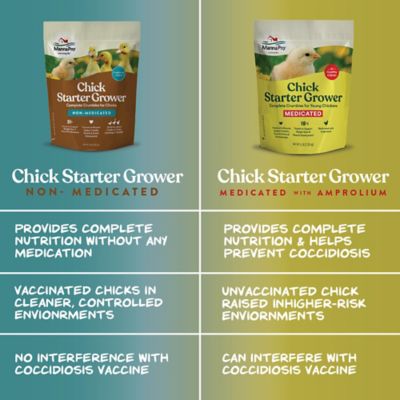 Image showing 7 th Manna Pro Chick Starter Medicated Crumbles Chicken Feed, 5 lb. Bag