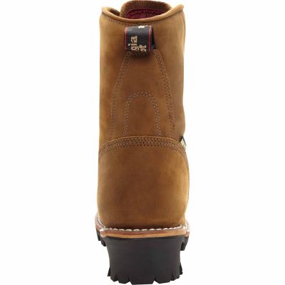 Image showing  Men's Steel Toe Logger Work Boots, 8 in.