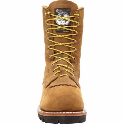 Image showing 3 th Georgia Boot Men's Steel Toe Logger Work Boots, 8 in.