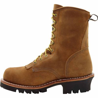 Image showing 4 th Georgia Boot Men's Steel Toe Logger Work Boots, 8 in.