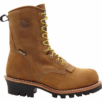 Image showing 6 th Georgia Boot Men's Steel Toe Logger Work Boots, 8 in.
