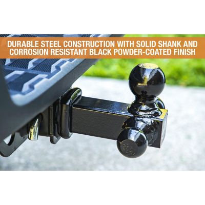 Image showing  2 in. Shank Tri-Ball Hitch with 1-7/8 in., 2 in. and 2-5/16 in. Ball, 6,000 lb./7,500/10,000 lb. Capacity