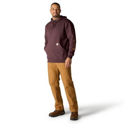 Image showing 4 th Carhartt Men's Iconic K288 Logo Hooded Sweatshirt