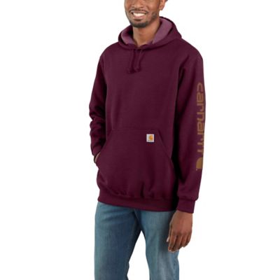 Image showing 0 th Carhartt Men's Iconic K288 Logo Hooded Sweatshirt