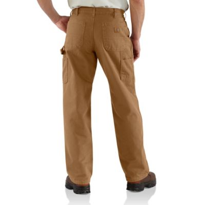 Image showing 1 th Carhartt Men's Loose Straight Washed Duck Lined Dungaree