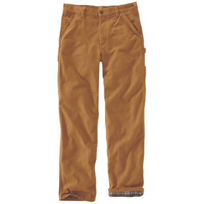 Image showing 4 th Carhartt Men's Loose Straight Washed Duck Lined Dungaree