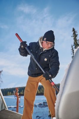 Image showing 6 th Carhartt Men's Loose Straight Washed Duck Lined Dungaree