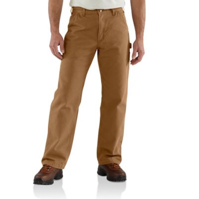Carhartt Men's Loose Straight Washed Duck Lined Dungaree