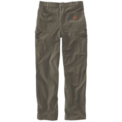 Image showing 7 th Carhartt Men's Loose Straight Washed Duck Lined Dungaree
