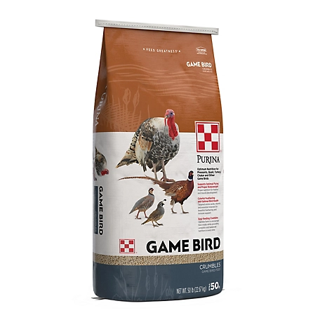 Purina Crumbles Game Bird Maintenance Feed, 50 lb.