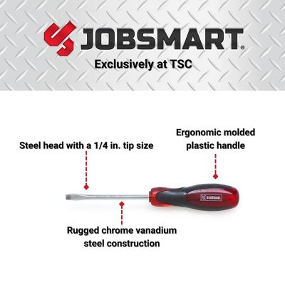 Image showing  1/4 in. x 4 in. Slotted Screwdriver