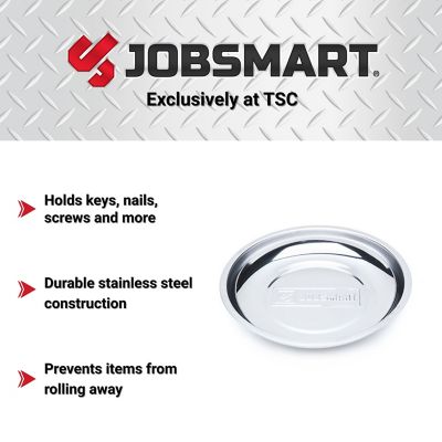 Image showing  6 in. Round Stainless Magnetic Tray