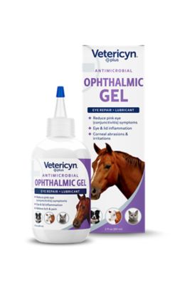 Vetericyn Plus Antimicrobial Ophthalmic Gel for Horses, 3-ounce