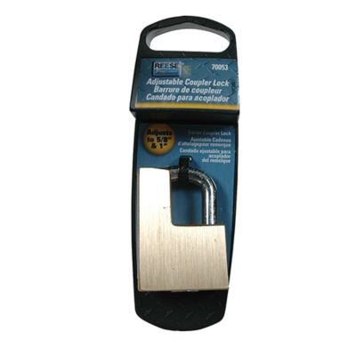 Image showing  Trailer Coupler Lock, Adjustable, Brass