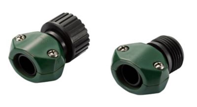 GroundWork 5/8 in. x 3/4 in. Male and Female Hose Coupler