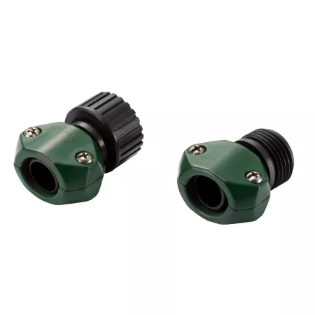 GroundWork 5/8 in x 3/4 in Male and Female Hose Coupler Hose Connectors & Repair