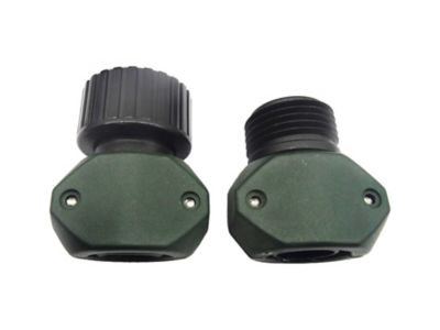 Image showing  5/8 in. x 3/4 in. Male and Female Hose Coupler