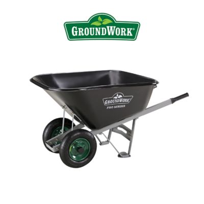 Image showing  10 cu. ft. 600 lb. Capacity Mega-Load Wheelbarrow