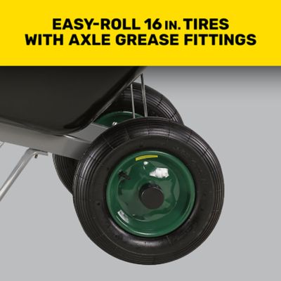 Image showing  10 cu. ft. 600 lb. Capacity Mega-Load Wheelbarrow