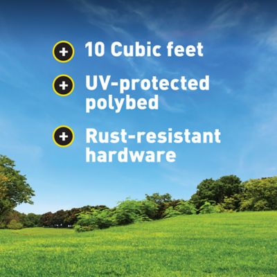 Image showing 5 th GroundWork 10 cu. ft. 600 lb. Capacity Mega-Load Wheelbarrow