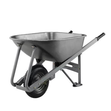 GroundWork 6 cu 400 lb capacity heavy duty wheelbarrow Wheelbarrows