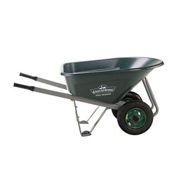 GroundWork 8 cu. ft. 600 lb. Capacity Wheelbarrow