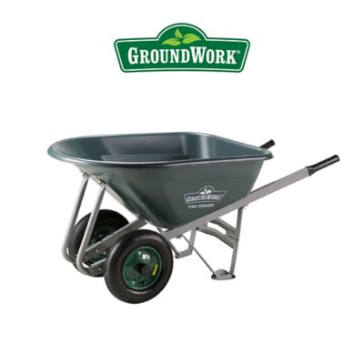 Image showing  8 cu. ft. 600 lb. Capacity Mega-Load Wheelbarrow