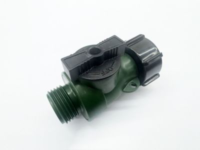 Image showing  3/4 in. Nylon Hose Connector with Shutoff