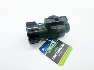 Image showing  3/4 in. Nylon Hose Connector with Shutoff