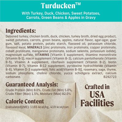 Image showing  Grain Free Turducken In Gravy, 12.7 oz.